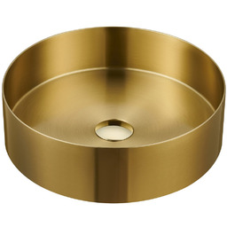 AURUM umywalka ze stali nierdzewnej, średnica 38cm,