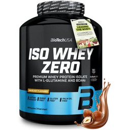 BIOTECH Odżywka białkowa Iso Whey Zero Orzch laskowy