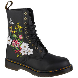 Dr. Martens 1490 Floral DM27453001, Damskie, glany, Czarne