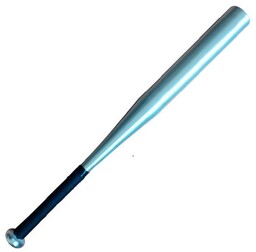 Aluminiowy kij baseballowy bat 28 cali srebrny