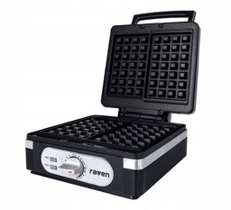 Mocna Gofrownica Raven EG004BX 2 chrupiące gofry