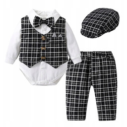 Garnitur komplet 5 cz w kratkę 66 koszulobody