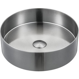 AURUM umywalka ze stali nierdzewnej, średnica 38cm,