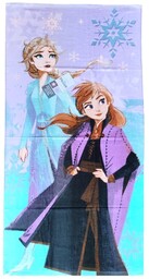 Dziecięcy ręcznik kąpielowy Kraina Lodu 70x140 Bawełna