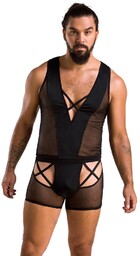 Komplet bielizny męskiej - 054 SET OSCAR black