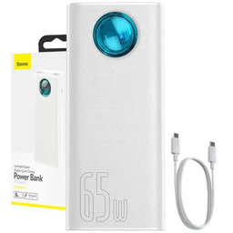 BASEUS Powerbank Amblight 30000mAh 65W (biały)