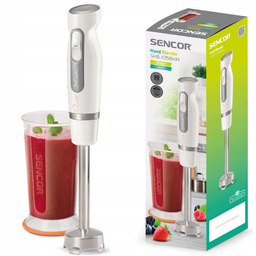 Blender ręczny smoothie Mocny 800W Turbo biały Sencor