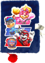 Pamiętnik z kłódką 3D Włochacz A5 Psi Patrol