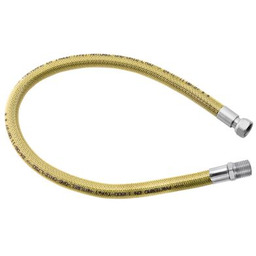 Wąż do gazu nakrętno-wkrętny 1/2" 1,50m PVC