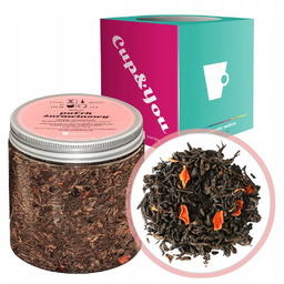 Herbata czerwona pu-erh ŻURAWINOWY czarny bez marchewka 150g