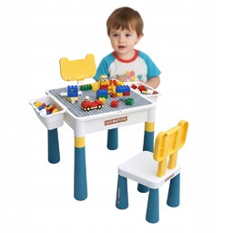 Stolik Kreatywny dla Dzieci 2w1 do Klocków