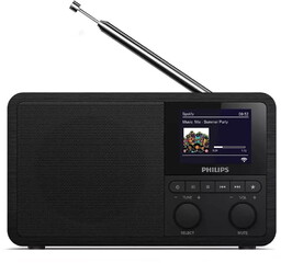 Radio internetowe PHILIPS TAPR802/12, Czarny