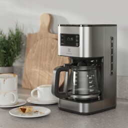 Ekspres przelewowy Electrolux E5CM1-6ST 1,35 l srebrny/szary