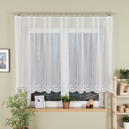 Markizeta Firana żakardowa gotowa 300x130 001 biała Agnieszka