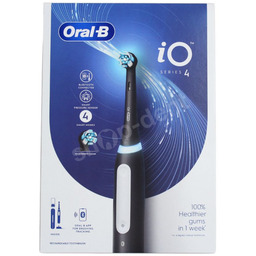 Oral-B iO 4 Black szczoteczka elektryczna magnetyczna czarna