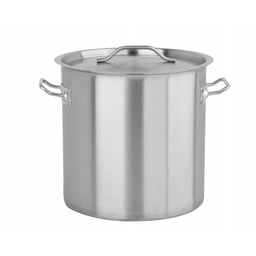 Garnek 25L Wysoki 32cm Pokrywa Indukcja Stal Nierdzewna
