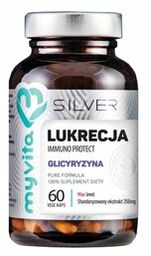 Suplement diety, Myvita Silver Lukrecja glicyryzyna 60 kap