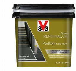 V33 Easy Renowacja Podłogi & Schody Ciemny Grafit