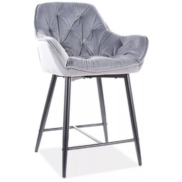 Półhoker Cherry H-2 Velvet Szary