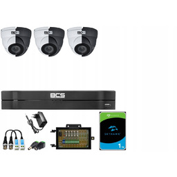 Zestaw Do Monitoringu 3 Kamery Analog BCS-EA45VR4 Dom