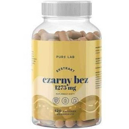 PURE LAB Ekstrakt Z Czarnego Bzu 1275mg, 120