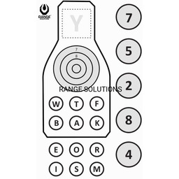 Tarcze strzeleckie RANGE SOLUTIONS SOP 2 - 50