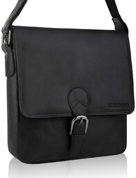 Torba skórzana BETLEWSKI TBS-311 DDDM CZARNY