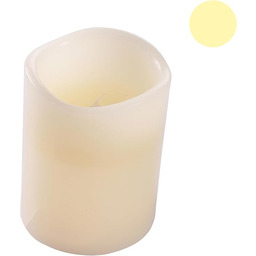 Homéa, Świeca Led Filar Kość Słoniowa Wosk D7,5