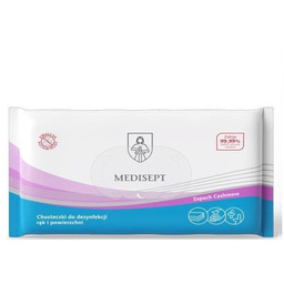 Medisept Dual Use, chusteczki do dezynfekcji rąk