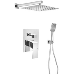 LATUS zestaw prysznicowy podtynkowy z baterią podtynkową, 2