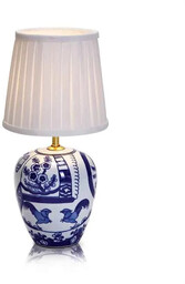 Lampa stołowa GOTEBORG 30 Niebieski/Biały 105000 - Markslojd