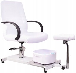 Fotel kosmetyczny do pedicure Eryk z brodzikiem