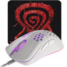 Myszka Gamingowa Genesis Krypton 555 Biała podkładka pod