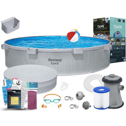 Basen Bestway 305x61 Ogrodowy Stelażowy 561RW 13w1