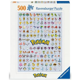 RAVENSBURGER Puzzle Pokémon Postacie 12000511 (500 elementów)