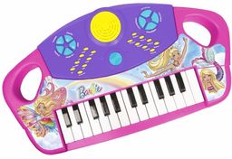 CLAUDIO REIG 4408 Barbie Keyboard elektroniczny, kolorowy, M