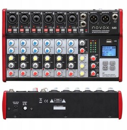 Mikser Novox M8 MkII analogowy BT,MP3,USB,DSP,REC