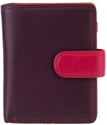 Kolorowy portfelik damski Visconti RB-40 RFID - śliwkowy