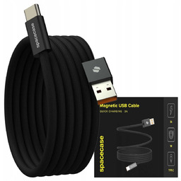 Spacecase USB-A to USB-C Magnetic Cable 1M 32W