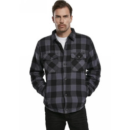 Kurtka Brandit Lumber Jacket Black / Charcoal Checked