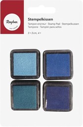 Rayher 29012000 SB-Bl Zestaw mini stempli dla chłopców