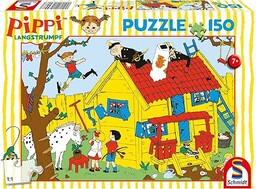 Schmidt Spiele 56448 Długie pończochy, Pippi i willa
