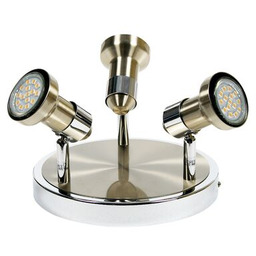 Plafon ARKON 3x50W GU10 satyna nikiel chrom bez