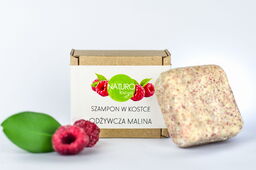 Naturologia SZAMPON W KOSTCE Odżywcza Malina, 70g