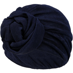 Turban Midnight Blue by Christine Headwear, ciemnoniebieski, One