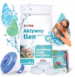Czysty Basen bez Chloru aktywny Tlen chlortix Oxy