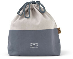 Monbento Torba na lunch L Blue Natural Pochette
