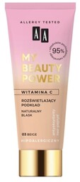 AA My Beauty Power Witamina C Podkład rozświetlający