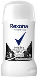 Rexona Invisible on black and white clothes Antyperspirant