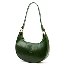 Skórzana listonoszka Modna Damska torebka na ramię Półksiężyc